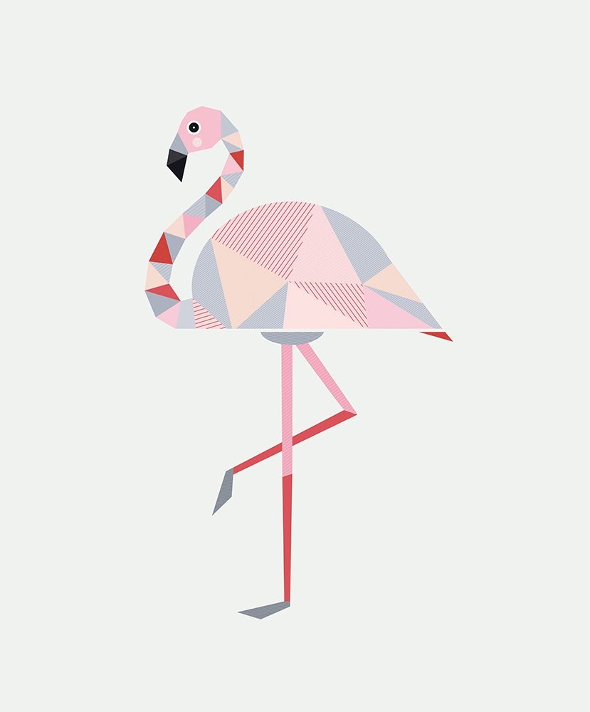 Flamingo art print by Little Design Haus for $57.95 CAD