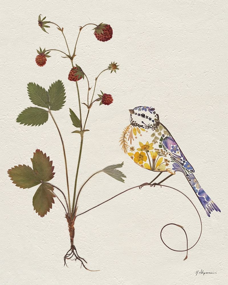Wild Strawberries art print by Helen Ahpornsiri for $57.95 CAD