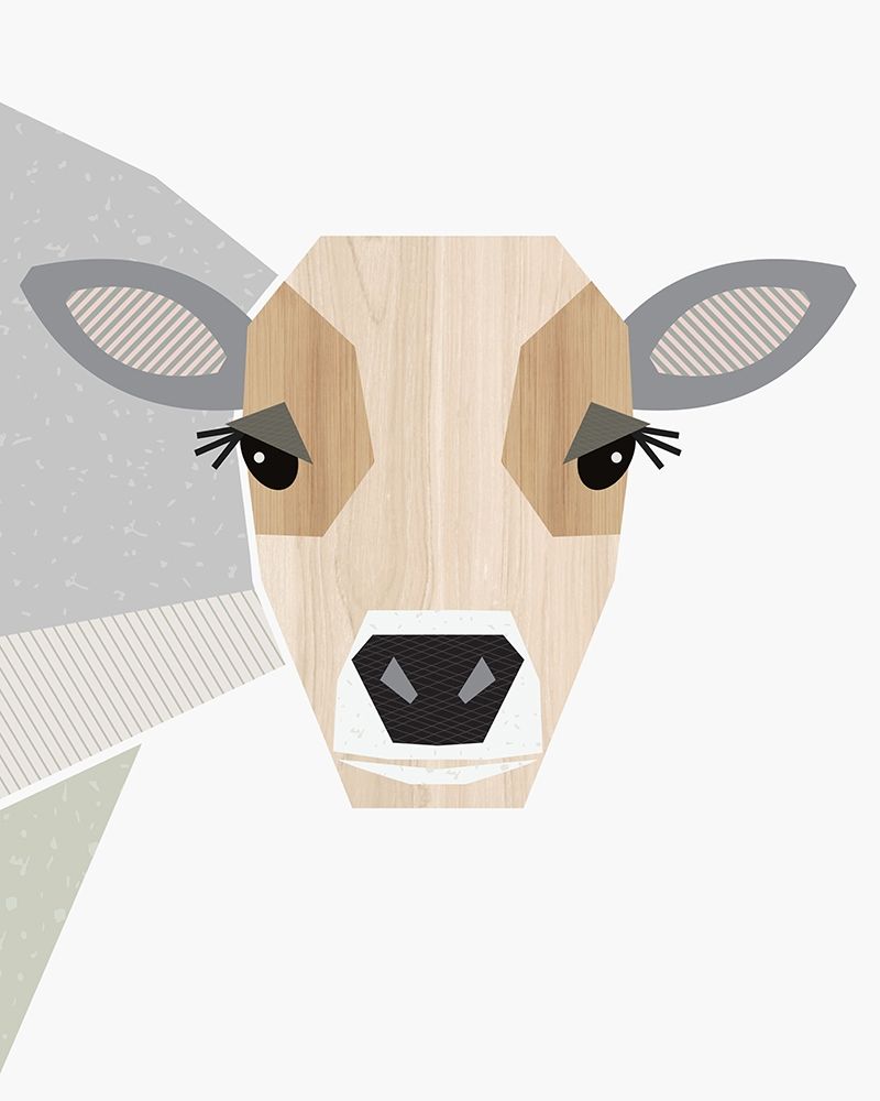 Cow art print by Little Design Haus for $57.95 CAD
