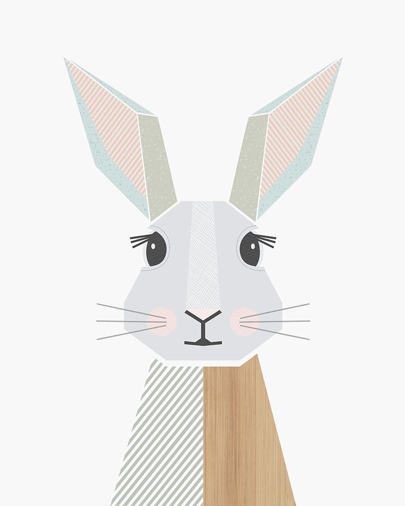 Rabbit art print by Little Design Haus for $57.95 CAD