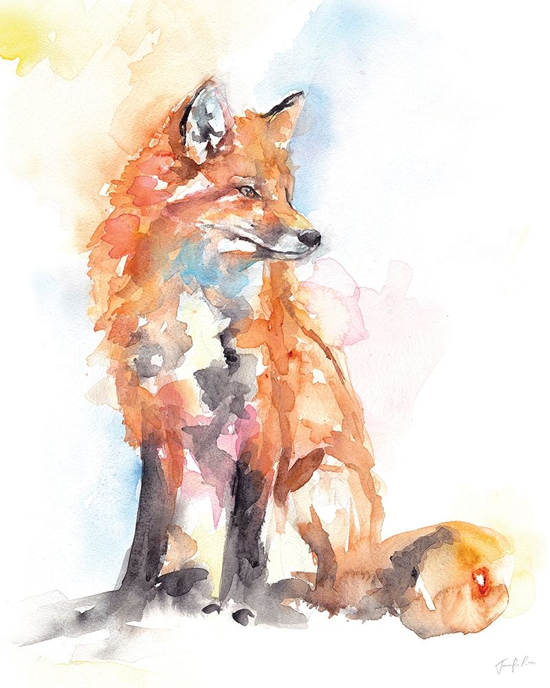 Handsome Fox art print by Jennifer Rose for $57.95 CAD
