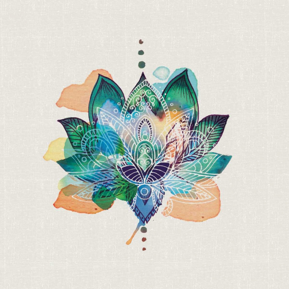 Lotus Flower art print by Summer Thornton for $57.95 CAD