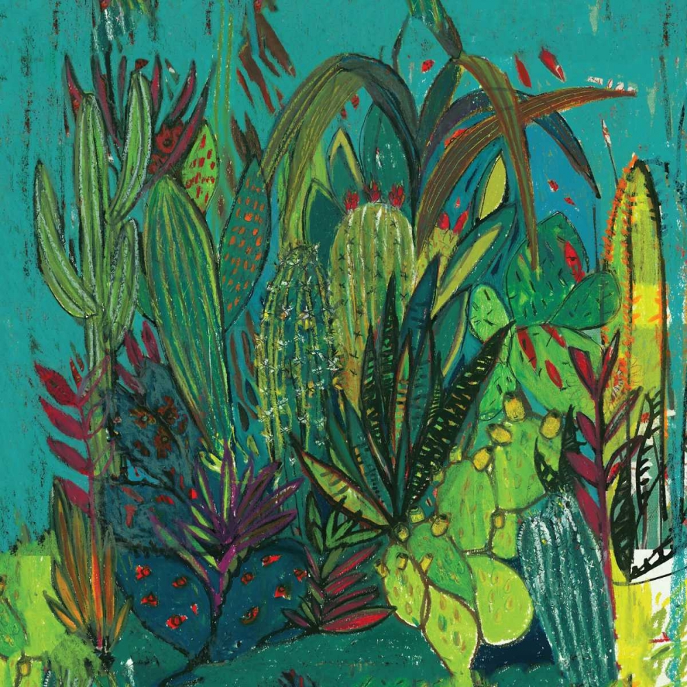 Cactus Jungle art print by Shyama Ruffell for $57.95 CAD