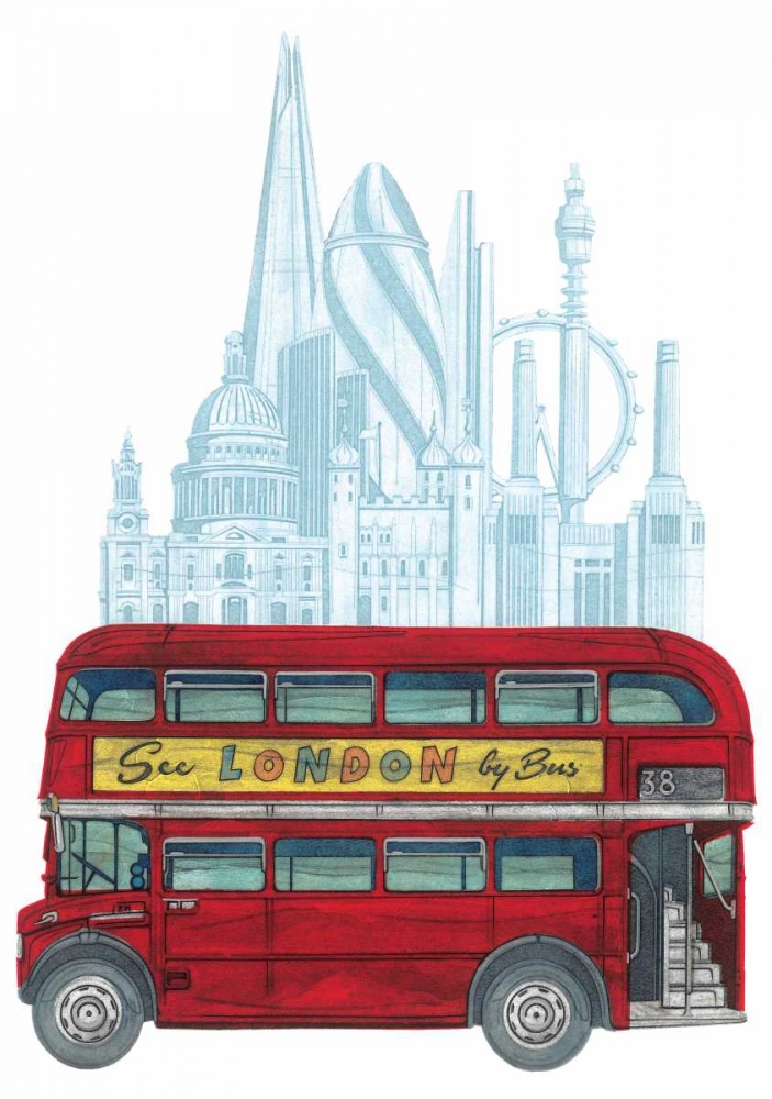 See London by Bus art print by Barry Goodman for $57.95 CAD