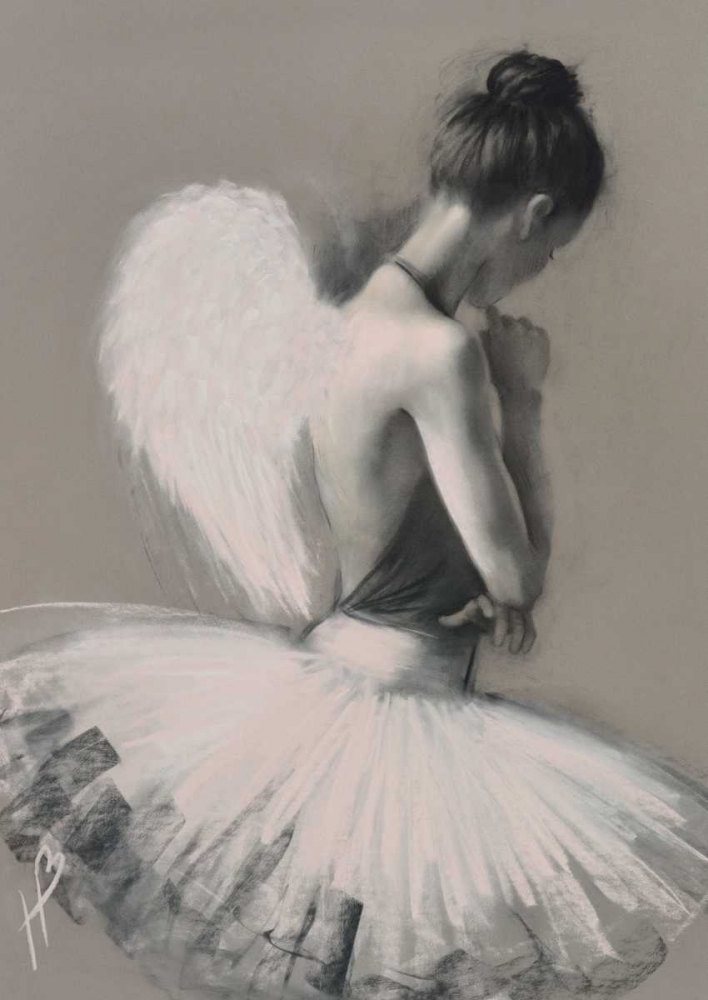 Angel Wings II art print by Hazel Bowman for $57.95 CAD