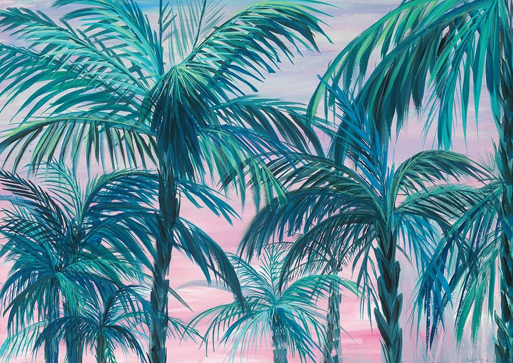 Palm Trees art print by Shyama Ruffell for $57.95 CAD