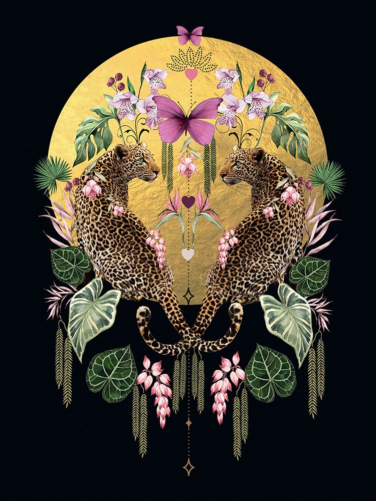 Sunrise Leopards art print by Summer Thornton for $57.95 CAD