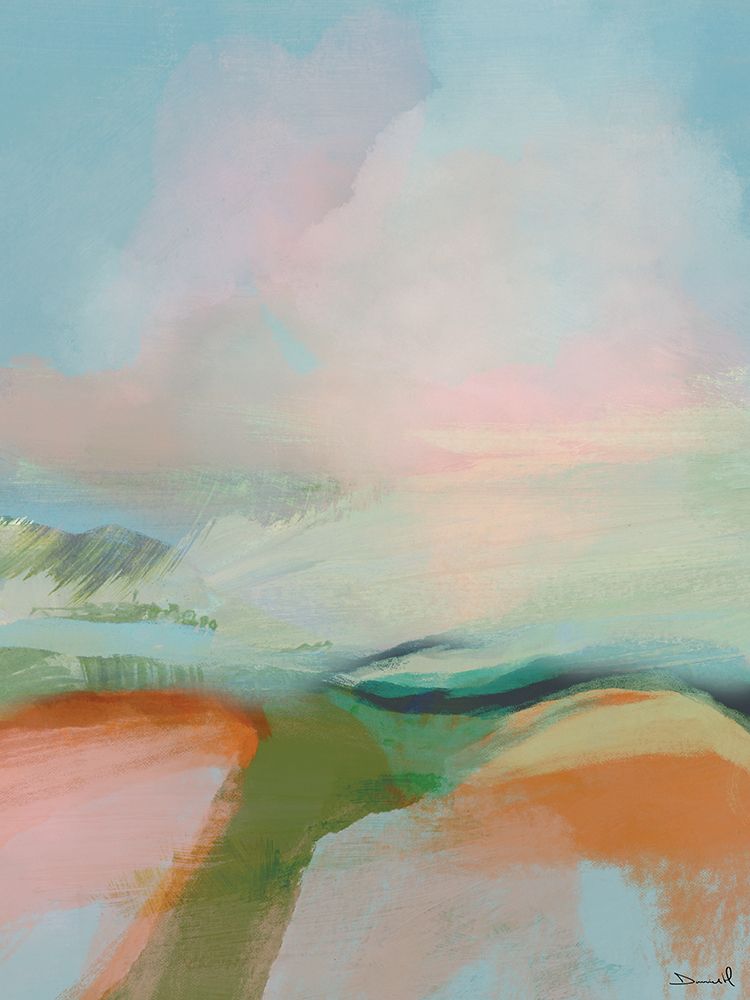 Peach Hills art print by Dan Hobday for $57.95 CAD