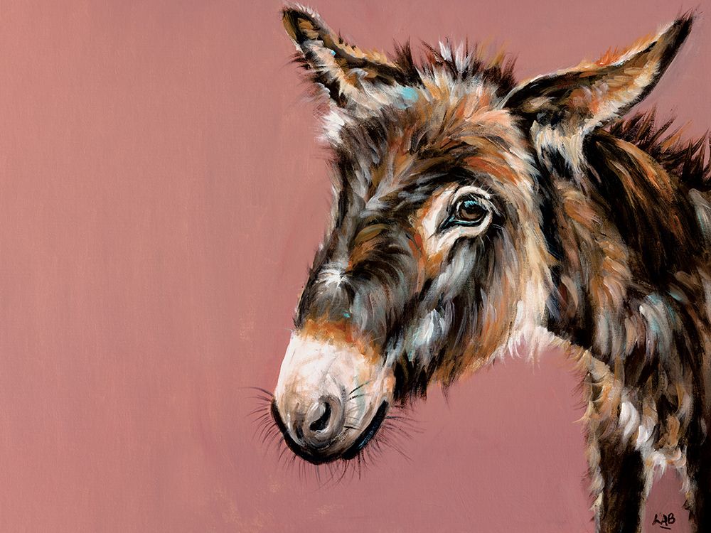 Delightful Donkey art print by Louise Brown for $57.95 CAD