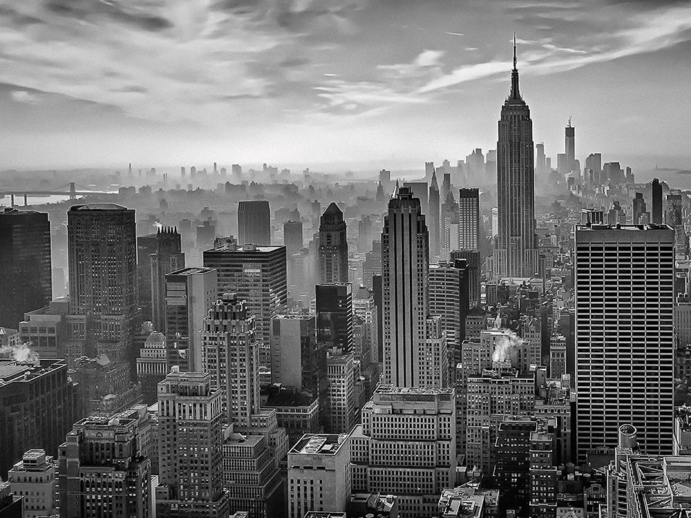 Hazy Gotham art print by Stefan Schilbe for $57.95 CAD