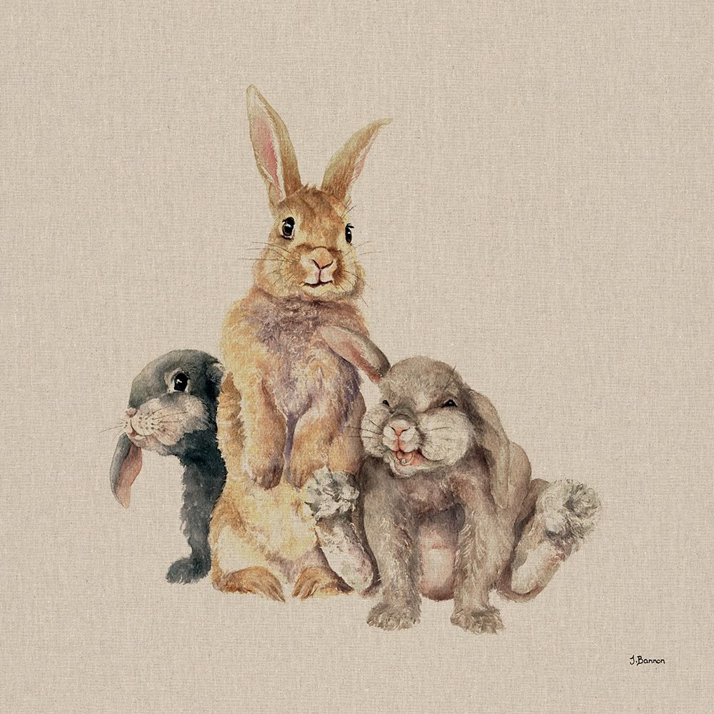 Bramble, Lexie and Tommy art print by Jane Bannon for $57.95 CAD
