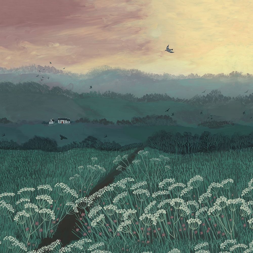 Purple Haze art print by Jo Grundy for $57.95 CAD