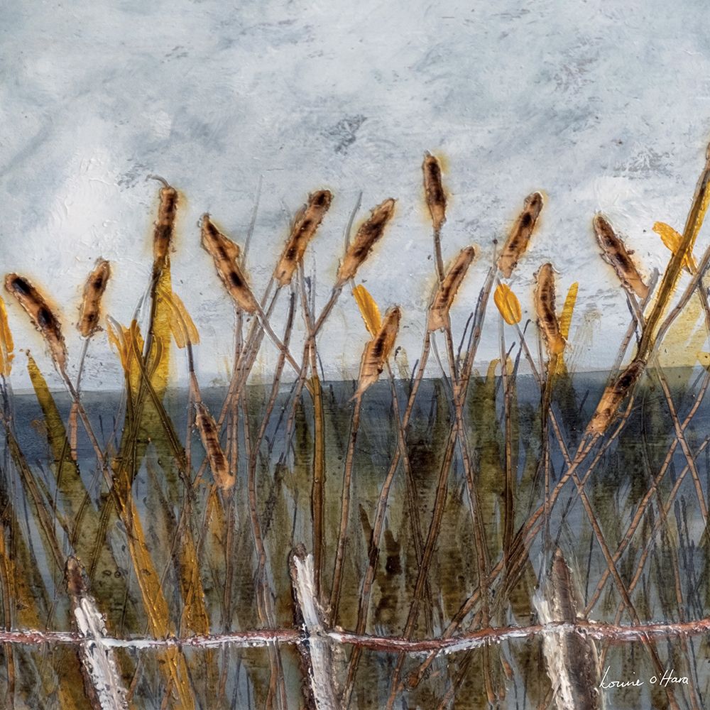 Autumn Bullrushes art print by Louise OHara for $57.95 CAD