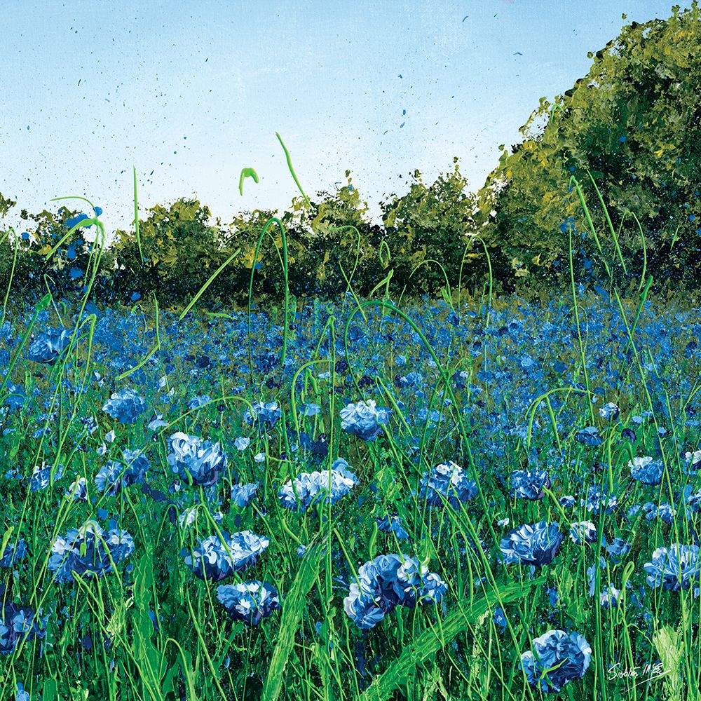 Cornflower Meadow art print by Siobhan McEvoy for $57.95 CAD