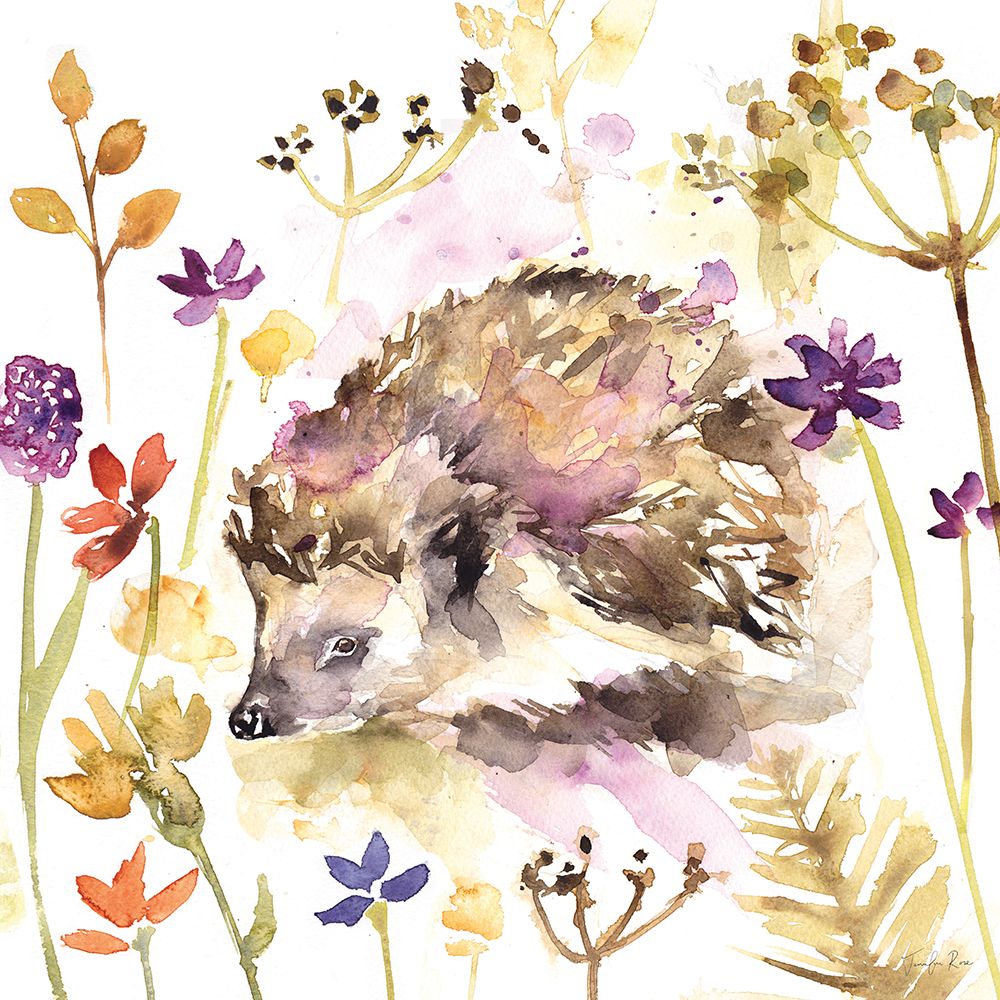 Hedgehog art print by Jennifer Rose for $57.95 CAD