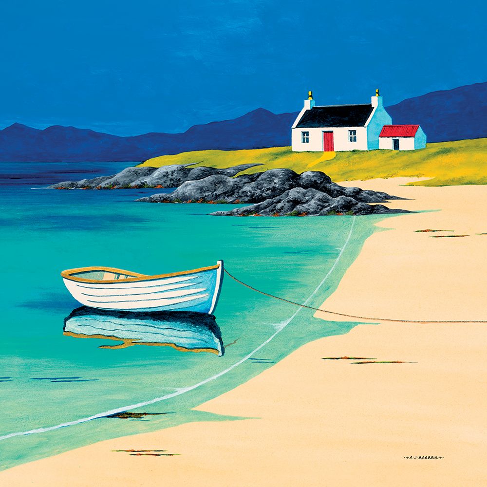 Hebridean Fishermans Cottage art print by Anthony Barber for $57.95 CAD