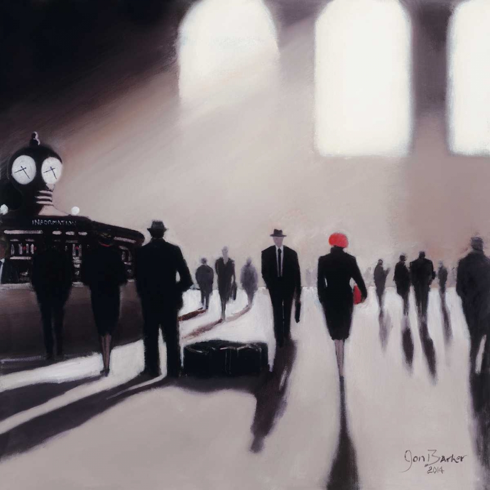 Grand Central Station Rendezvous - New York art print by Jon Barker for $57.95 CAD