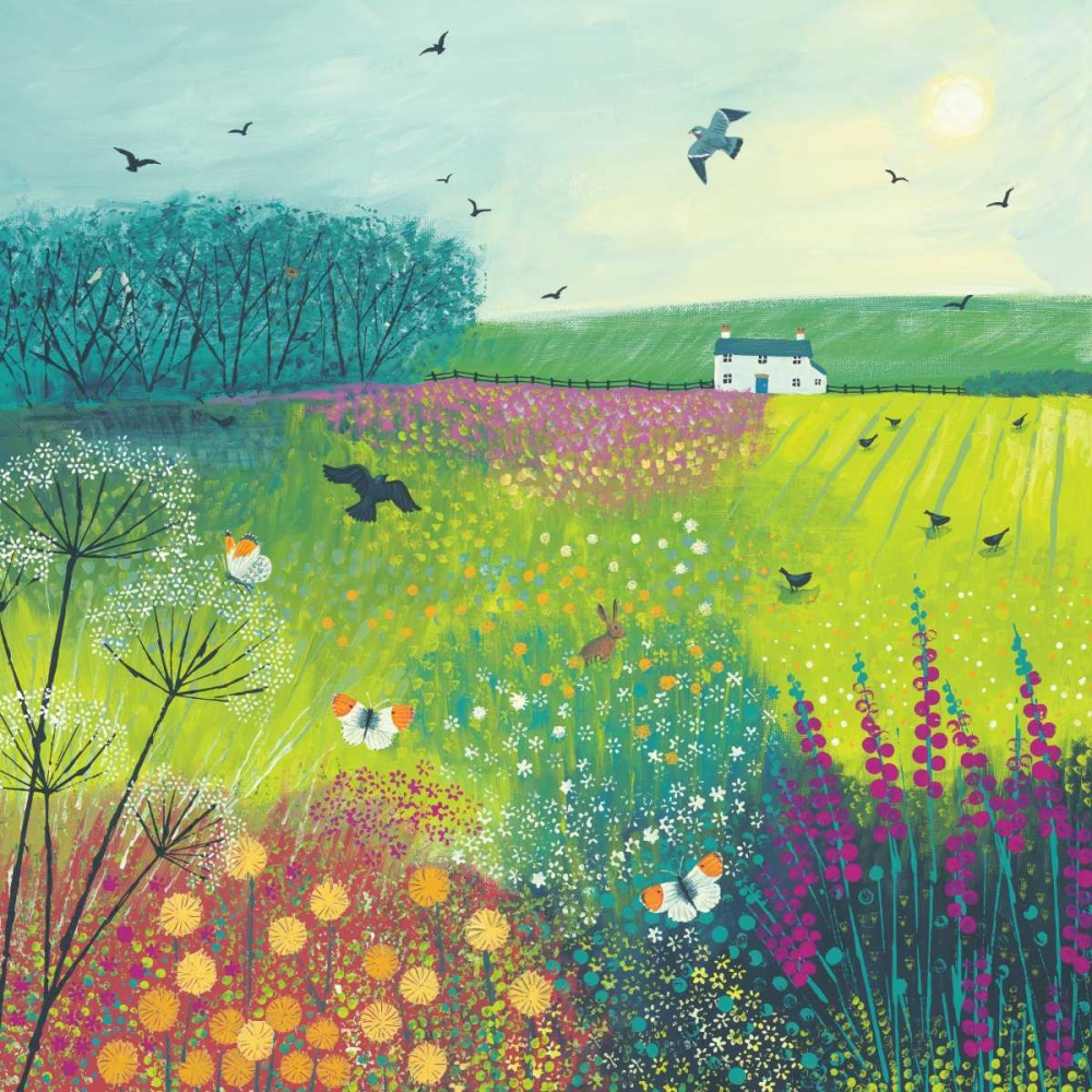 Midsummer Meadow art print by Jo Grundy for $57.95 CAD