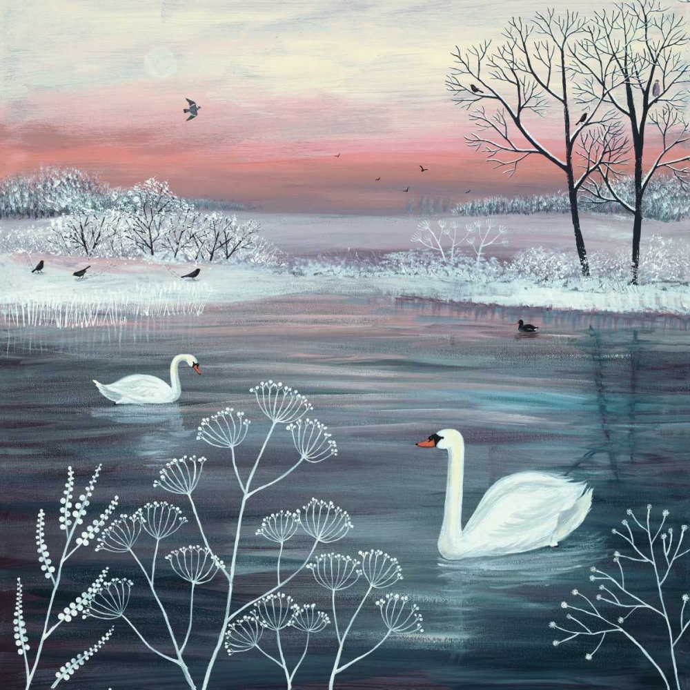 Winter Serenity art print by Jo Grundy for $57.95 CAD