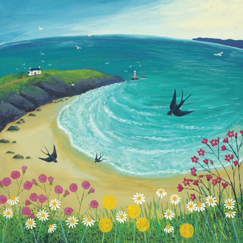Swallow Dive art print by Jo Grundy for $57.95 CAD