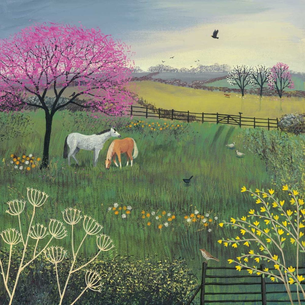 Under the Blossom Tree art print by Jo Grundy for $57.95 CAD