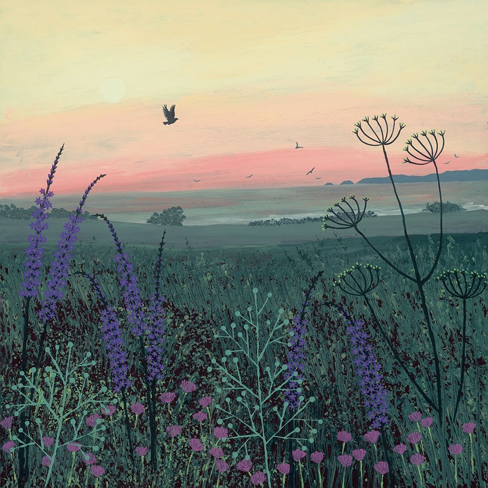 Coastal Dawn art print by Jo Grundy for $57.95 CAD