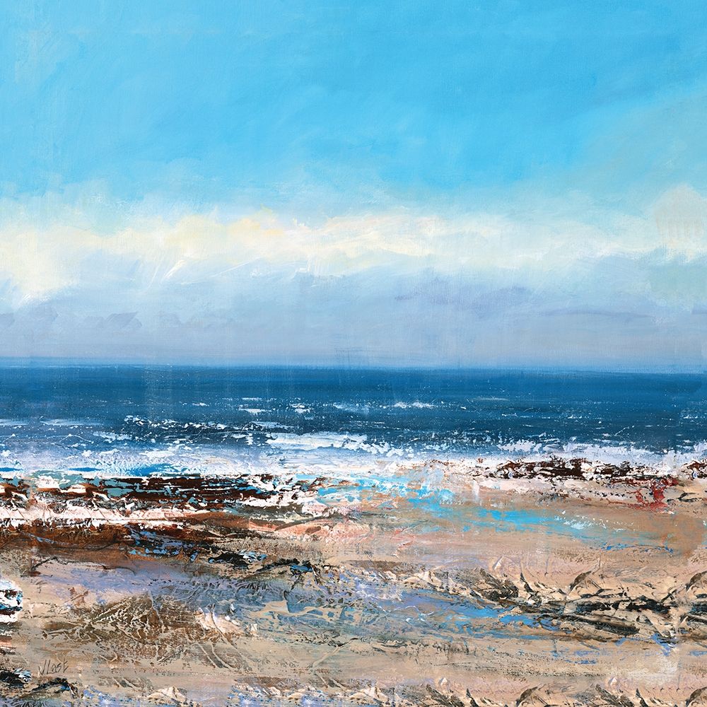 Sunlit Sea art print by Joanne Last for $57.95 CAD