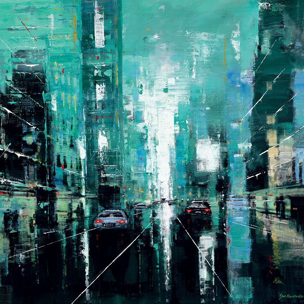 Broadway - Manhattan art print by Jon Barker for $57.95 CAD