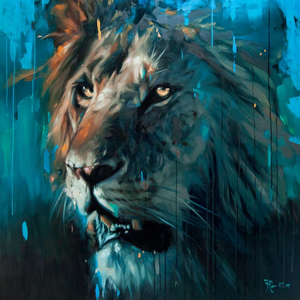 Lion art print by Frank Pretorius for $57.95 CAD