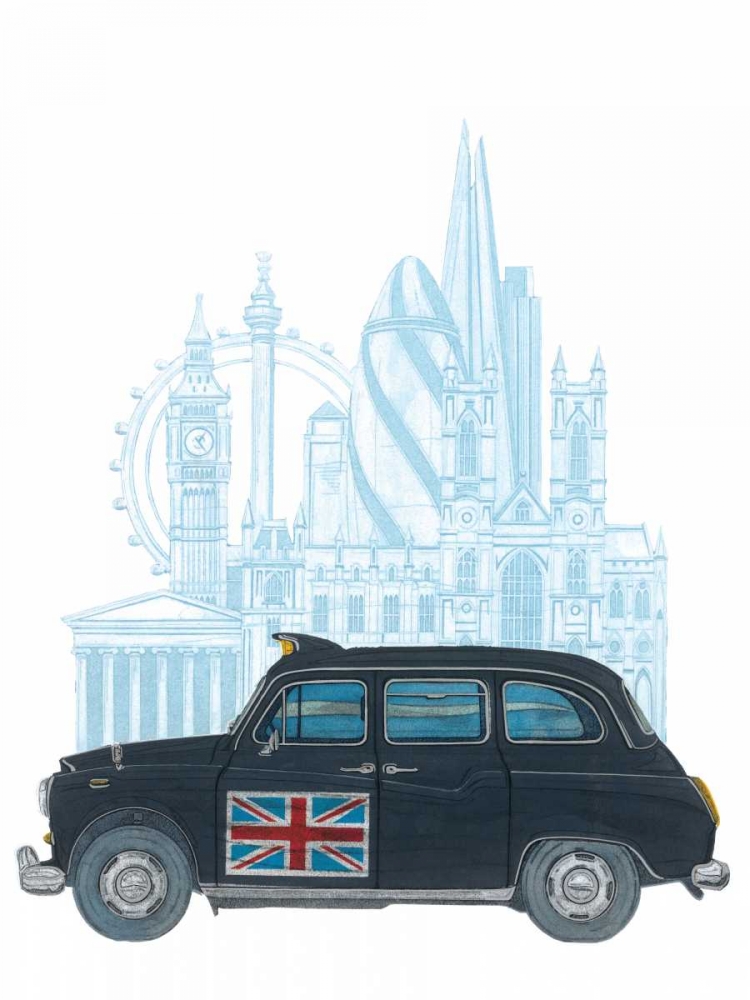 London Taxi art print by Barry Goodman for $57.95 CAD