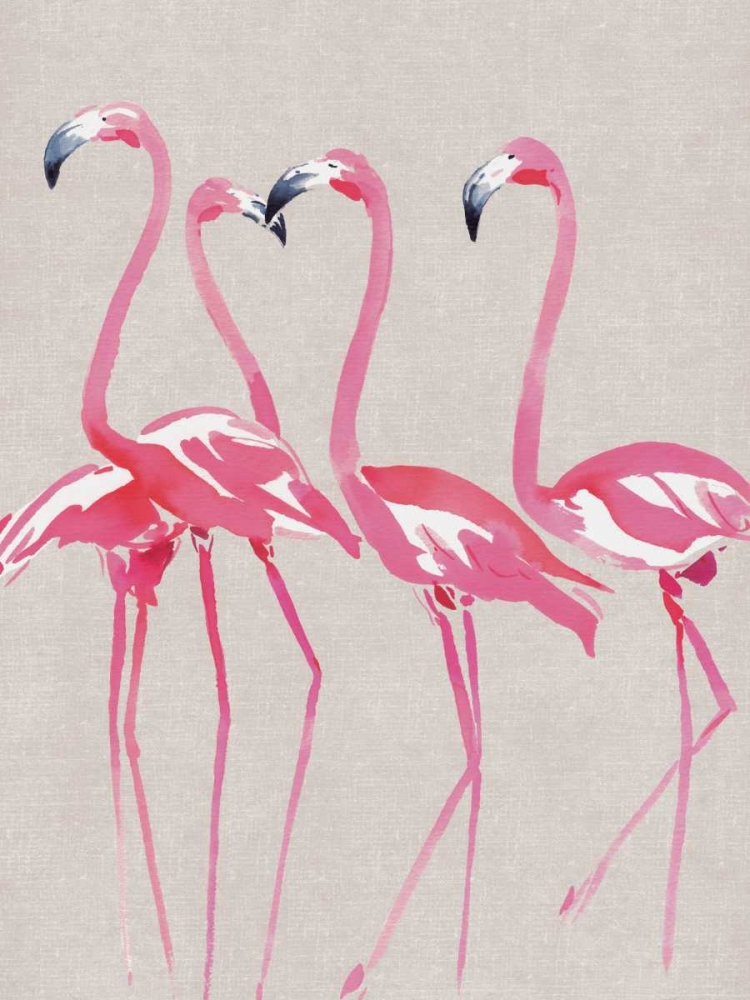 Elegant Flamingos art print by Summer Thornton for $57.95 CAD