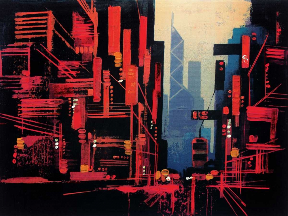Hong Kong art print by Colin Ruffell for $57.95 CAD