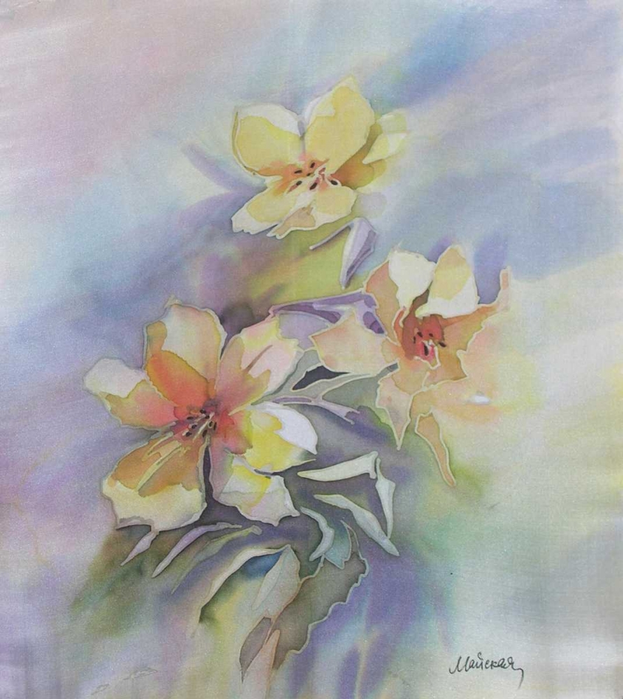 Floral art print by Alisa Mayskaya for $57.95 CAD