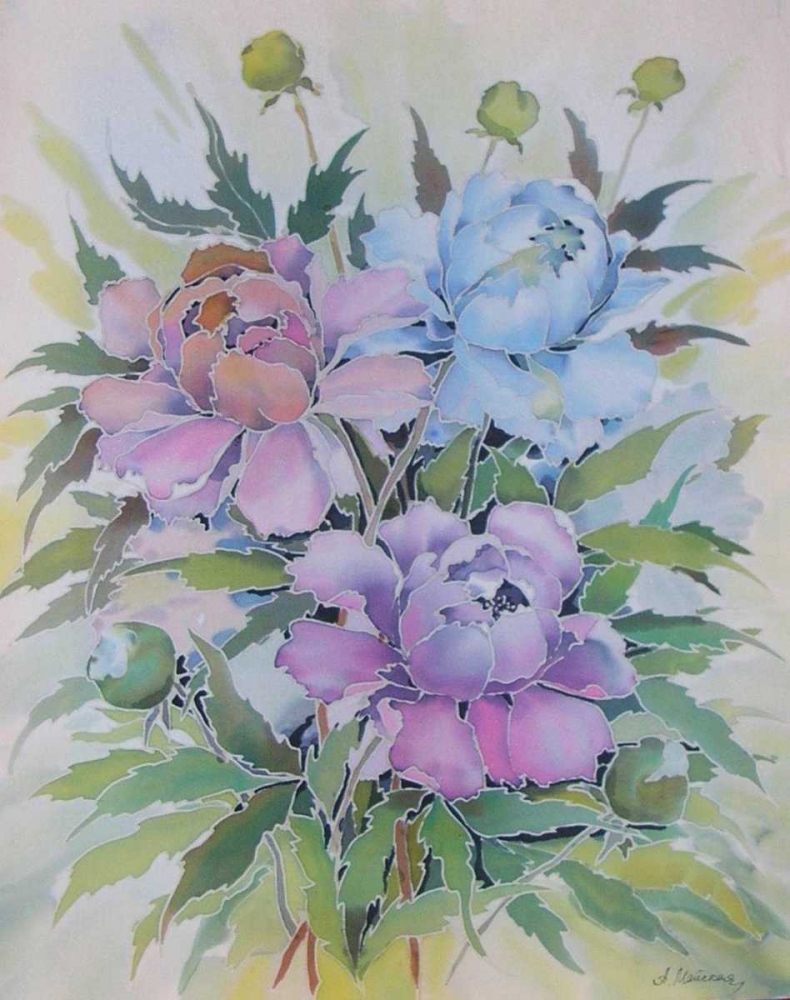 Soft Floral art print by Alisa Mayskaya for $57.95 CAD