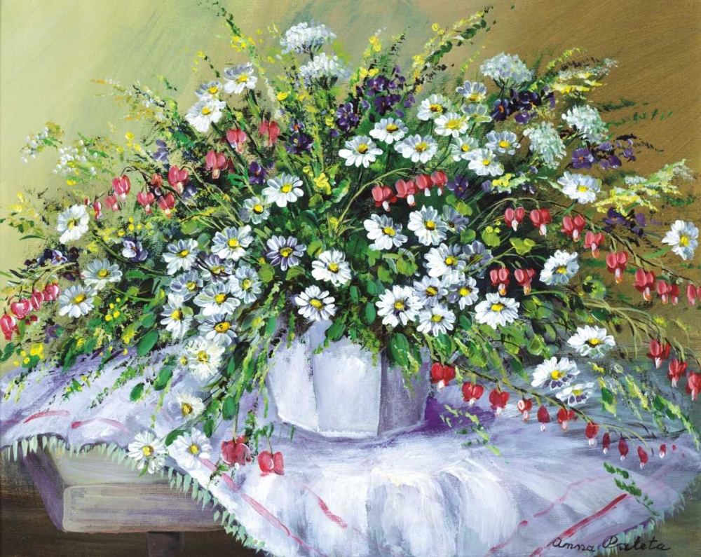 Colourful table I art print by Anna Paleta for $57.95 CAD