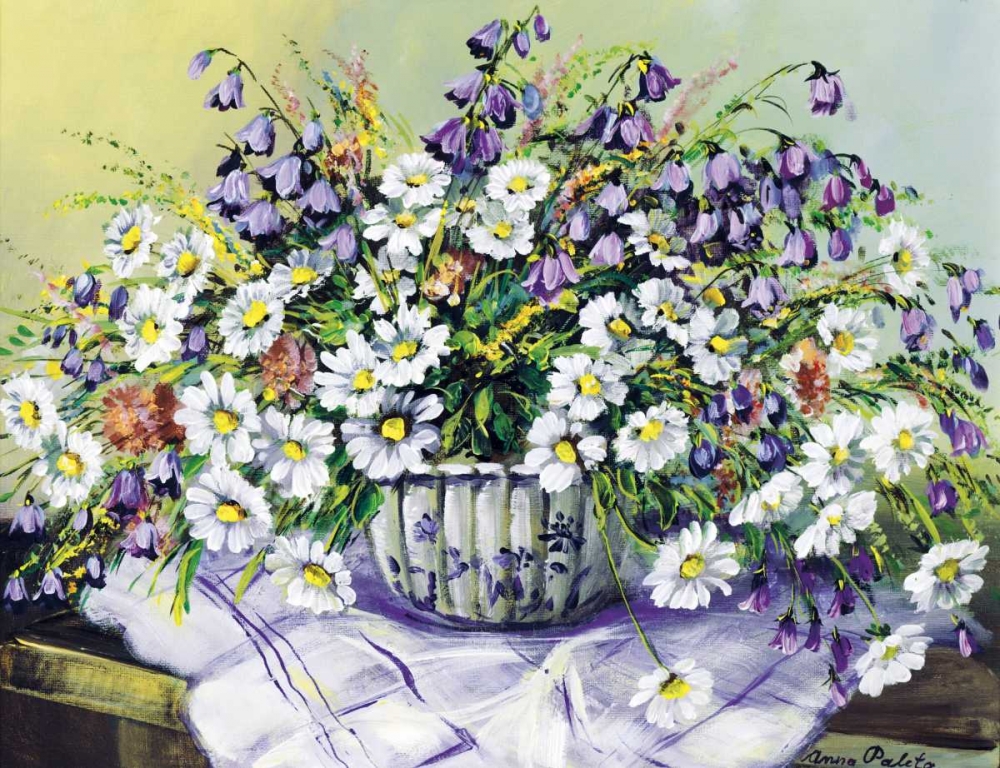 Colourful table II art print by Anna Paleta for $57.95 CAD