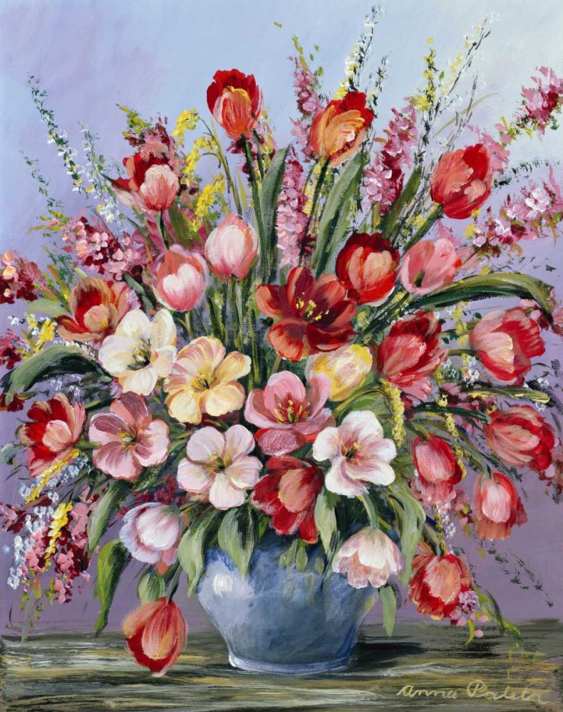 Red Classi bouqet art print by Anna Paleta for $57.95 CAD