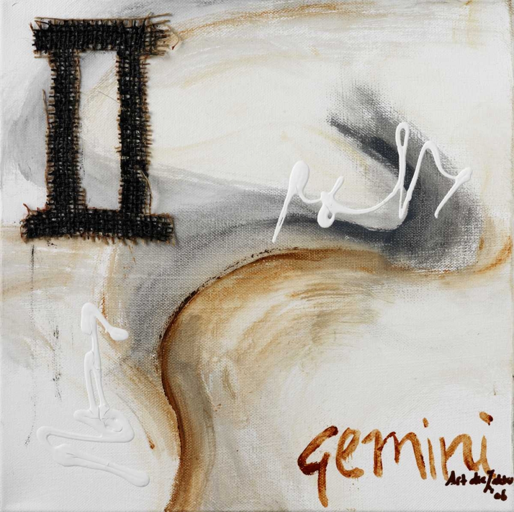 Gemini art print by Art die Zakko for $57.95 CAD