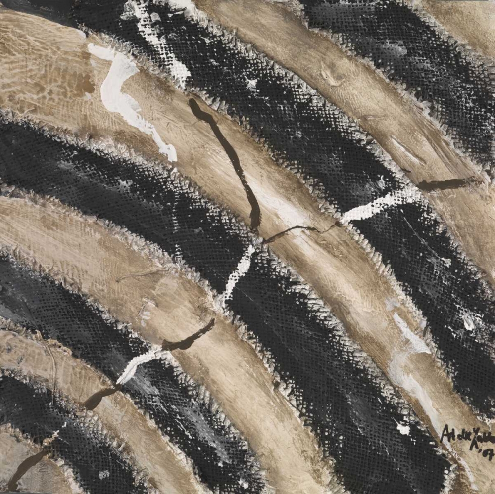 Black lines art print by Art die Zakko for $57.95 CAD