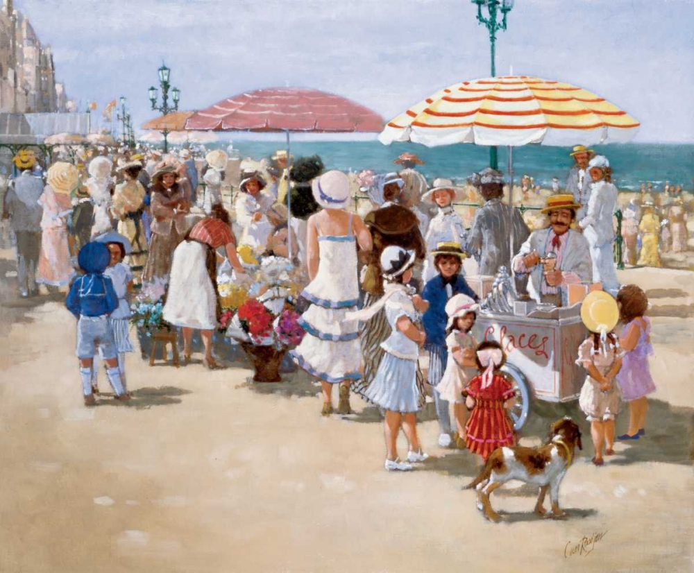 Beach old times III art print by Carel van Rooijen for $57.95 CAD