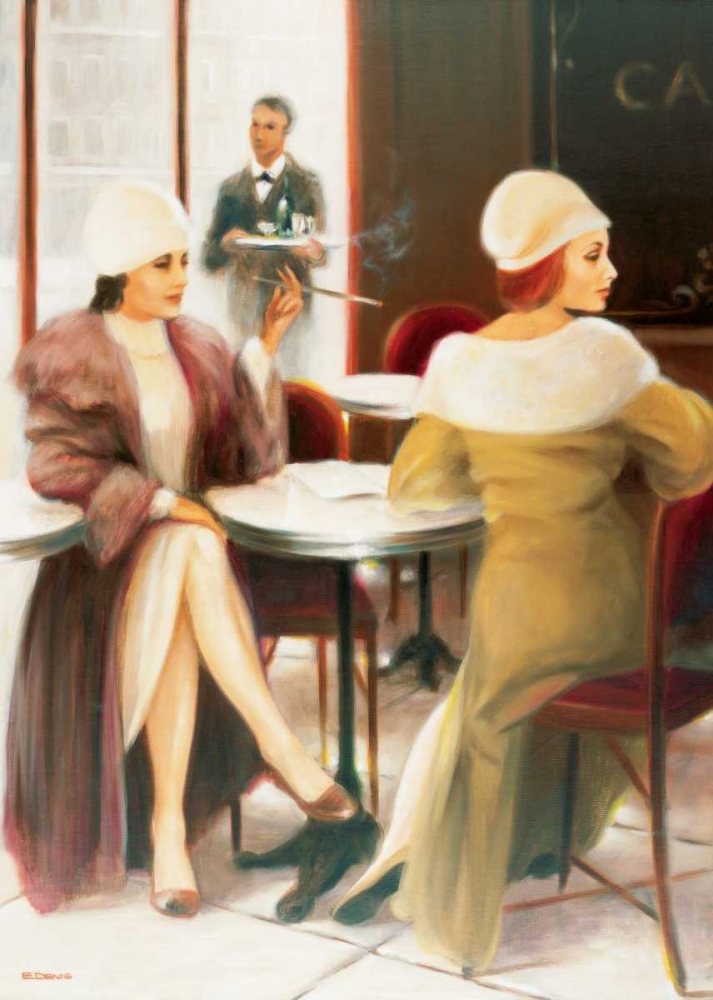 Cafe I art print by E Denis for $57.95 CAD