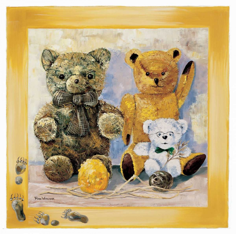 Straw bear art print by Rian Withaar for $57.95 CAD