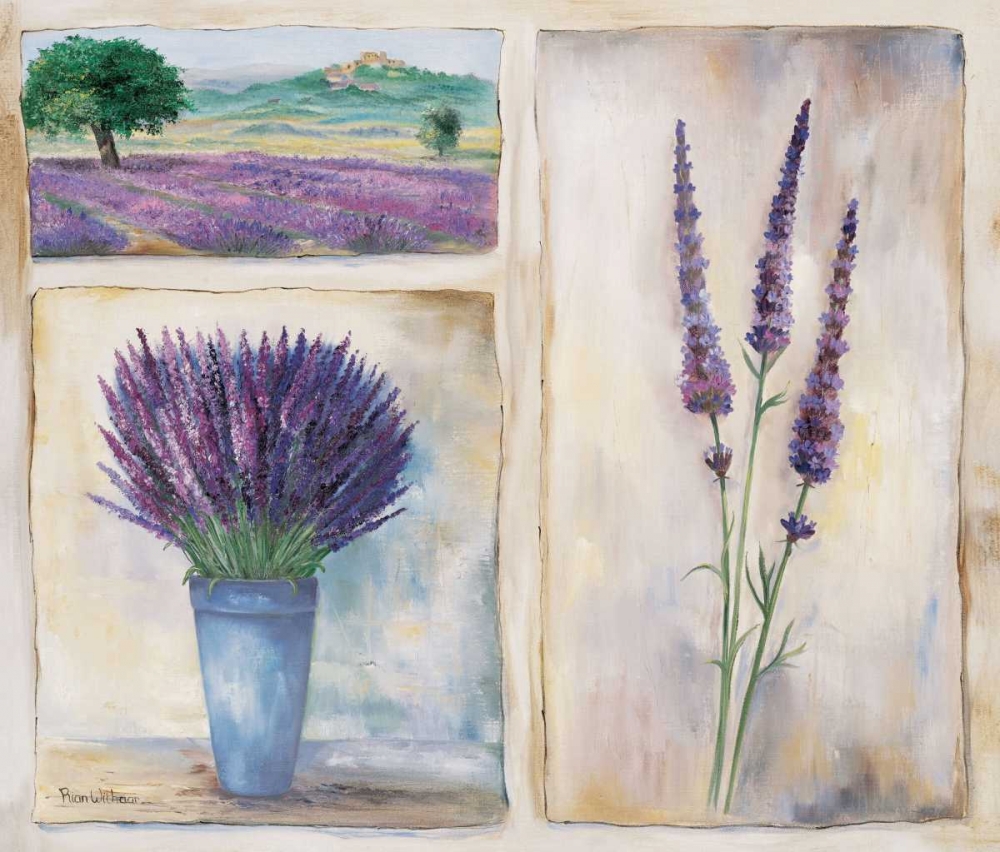 Purple trio art print by Rian Withaar for $57.95 CAD