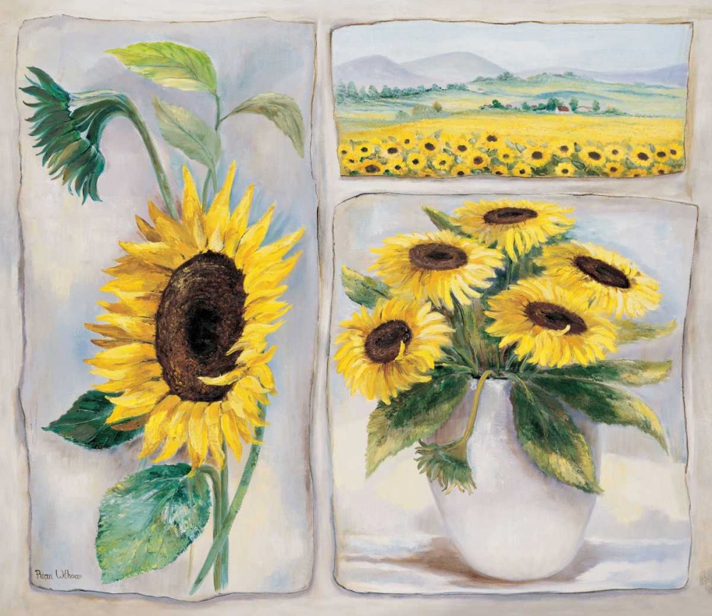 Yellow trio art print by Rian Withaar for $57.95 CAD