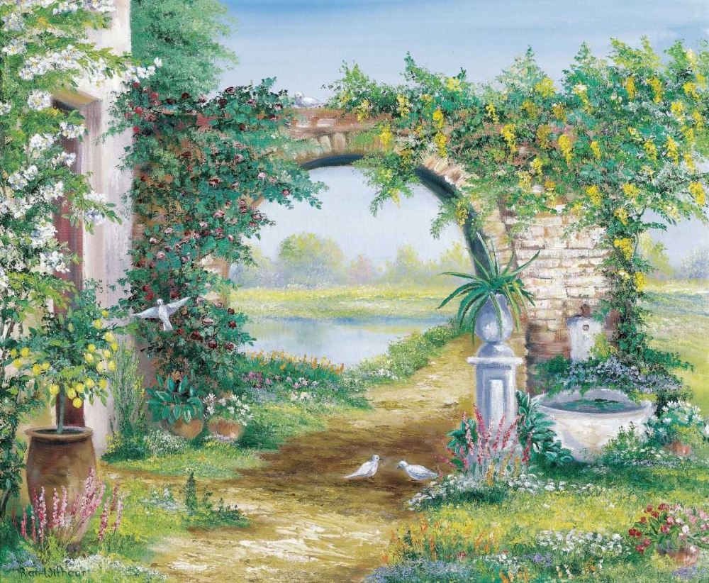 Let the garden go art print by Rian Withaar for $57.95 CAD