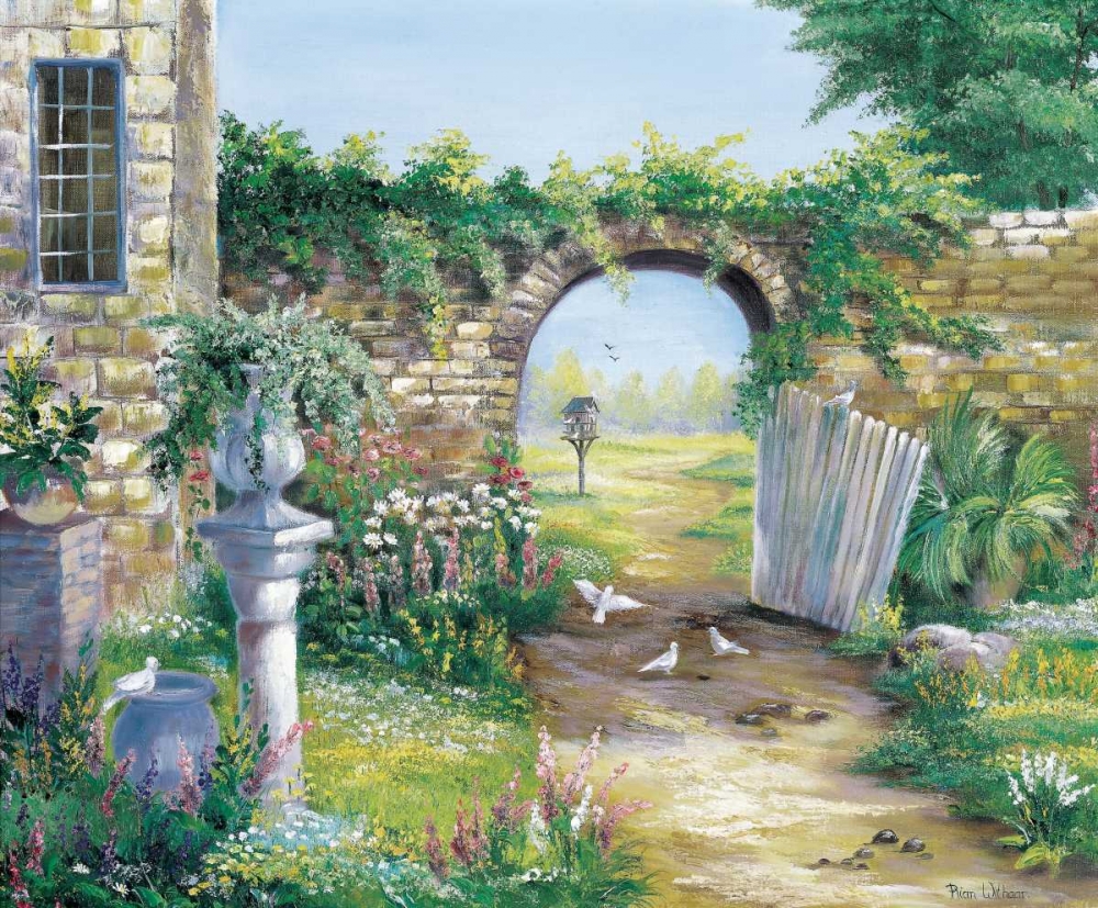 A garden gone wild art print by Rian Withaar for $57.95 CAD