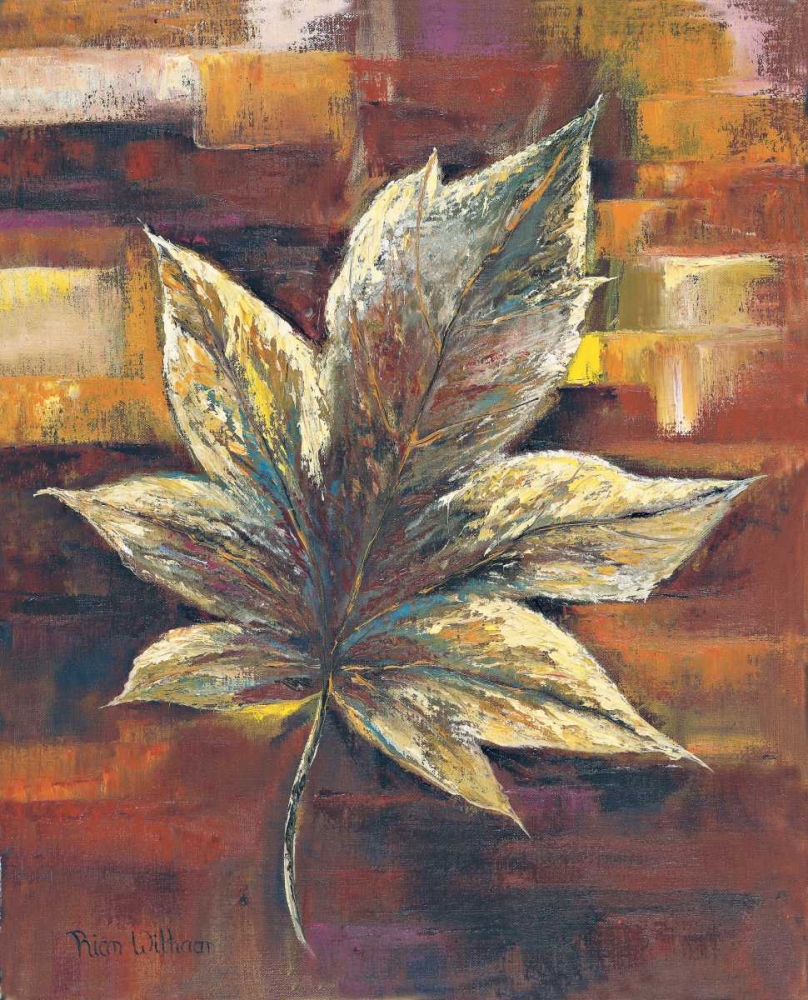European oak leaf art print by Rian Withaar for $57.95 CAD