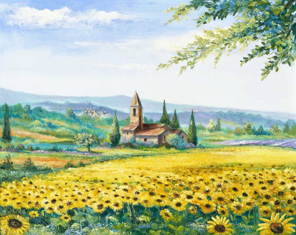 Sunflower field art print by Rian Withaar for $57.95 CAD