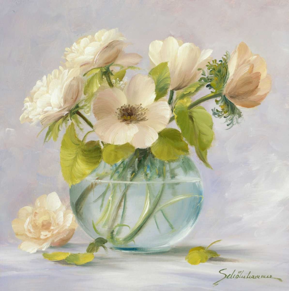 Yellow anemones art print by Heinz Scholnhammer for $57.95 CAD