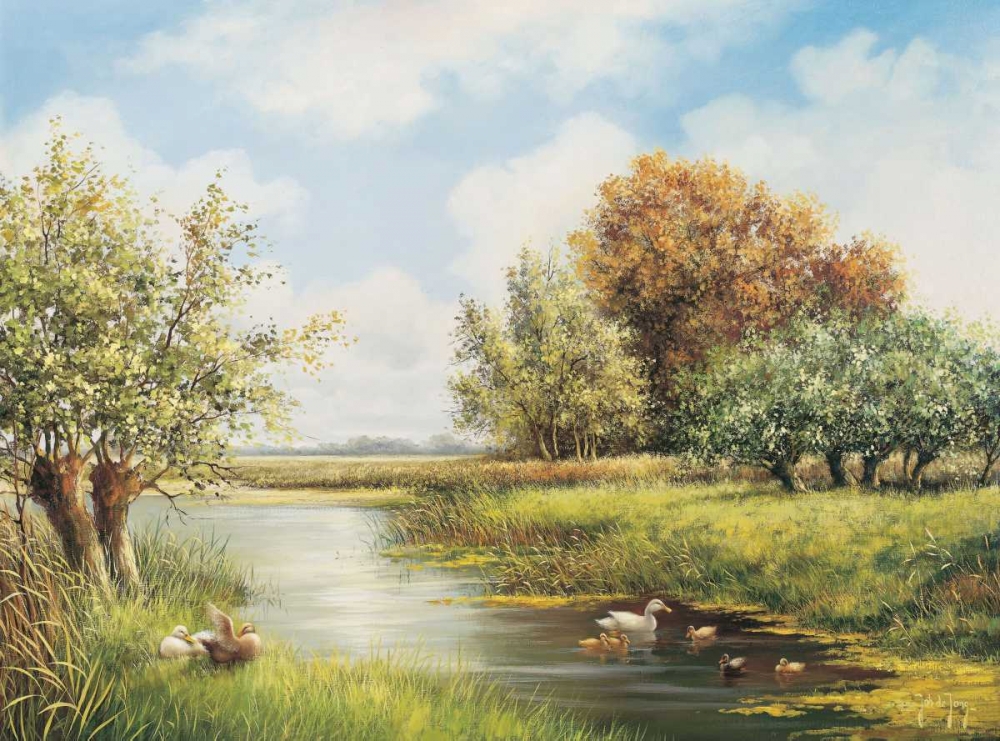 A natural peace art print by Johan de Jong for $57.95 CAD